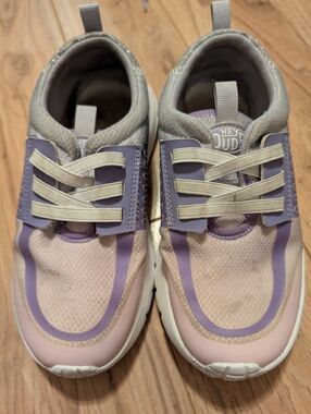 HEY DUDE Sirocco Play Y Ombre Sneaker Youth Size J3 Pink Lilac Slip On Girls